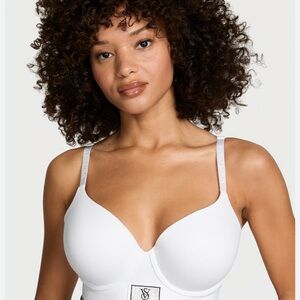 Victoria Secret Shine Patch Lightly Lined Demi Bra Size 34DD